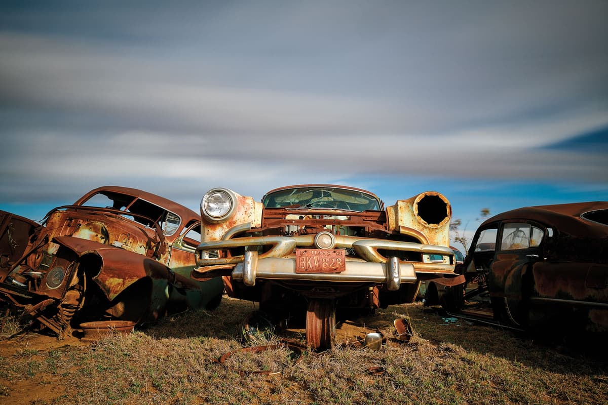 Junk cars at a Texas salvage yard — Ibra Auto buys vehicles in any condition in Austin TX